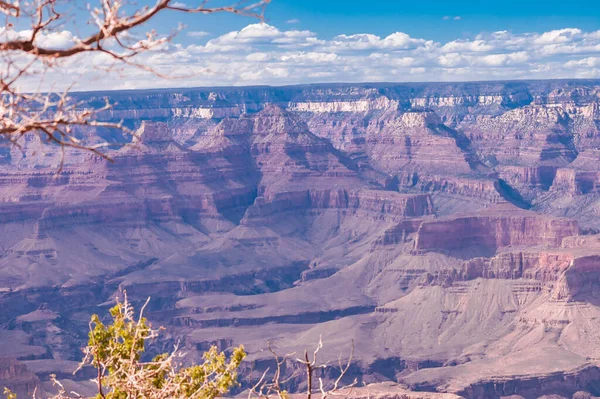 Profundidade Grand Canyon South Rim Arizona Eua — Fotografia de Stock