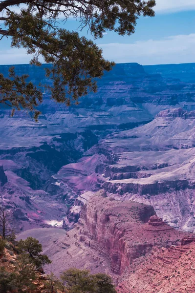 Grand Canyon Vista Panorâmica South Rim Arizona Eua — Fotografia de Stock