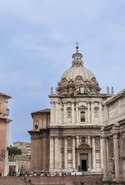 Baroque Church of Santa Luca e Martina, Rome, Italy
