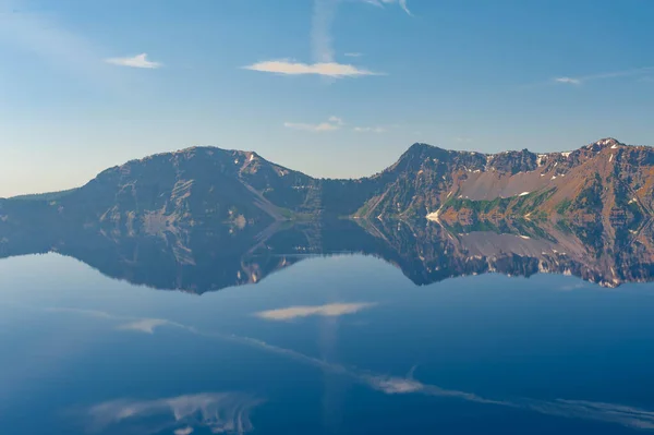 Vista Panoramica Del Lago Nel Parco Nazionale Crater Lake Oregon — Foto Stock