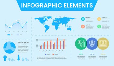 Bilgi ögeleri, grafik, simge, grafik, daire ve daha fazlası