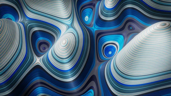 Фон Абстрактних Хвиль Ілюстрація — стокове фото