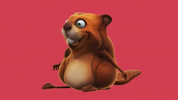 Fun Beaver Character Animation — Video