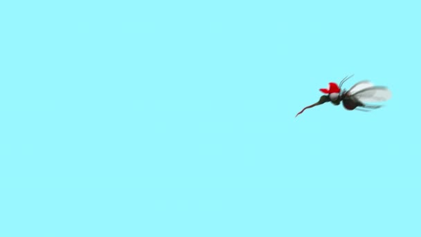 蚊子角色 3D动画 — 图库视频影像