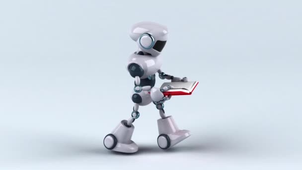 Robot Book Animation — 비디오