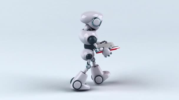 Robot Book Animation — 비디오