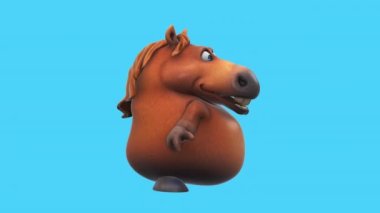 Komik çizgi film karakteri konuşuyor - 3D animasyon 