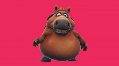 Komik çizgi film karakteri konuşuyor - 3D animasyon 