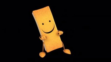 Dans eden Frite çizgi film karakteri 