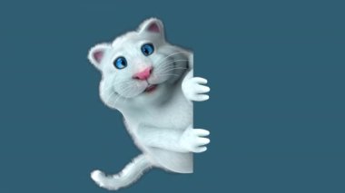 Sevimli bir kedi animasyonu 