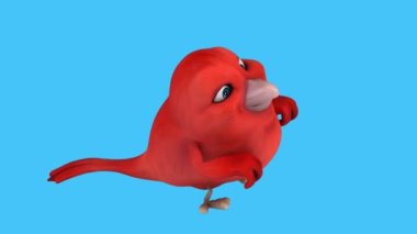 Güzel kuş çizgi film karakteri 