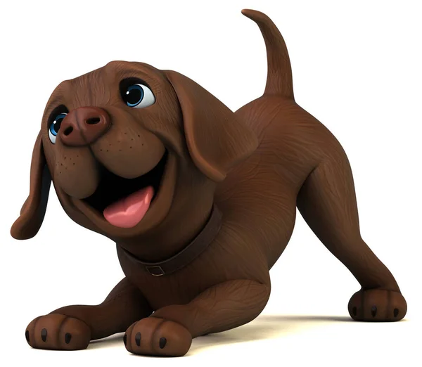 Lustige Zeichentrickfigur Labrador Retriever — Stockfoto