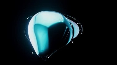 Karaciğer anatomisi konseptinin 3 boyutlu hareket tasarımı