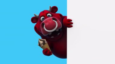 Dondurmalı eğlenceli inek - 3 boyutlu animasyon 