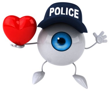 Gözlü çizgi film karakteri 