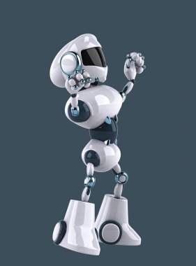 Eğlenceli 3 boyutlu robot kazandı.