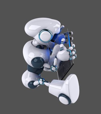 Dizüstü bilgisayarda eğlenceli 3D robot kodlaması