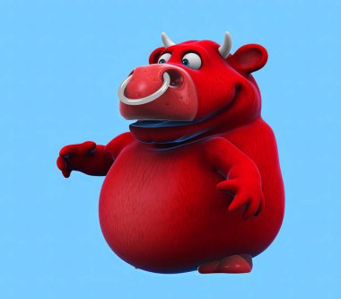 Eğlenceli 3D çizgi film Red Bull