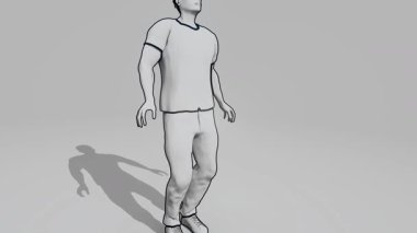 Adamın ayağı ağrıyor, vücut hastalığı var.