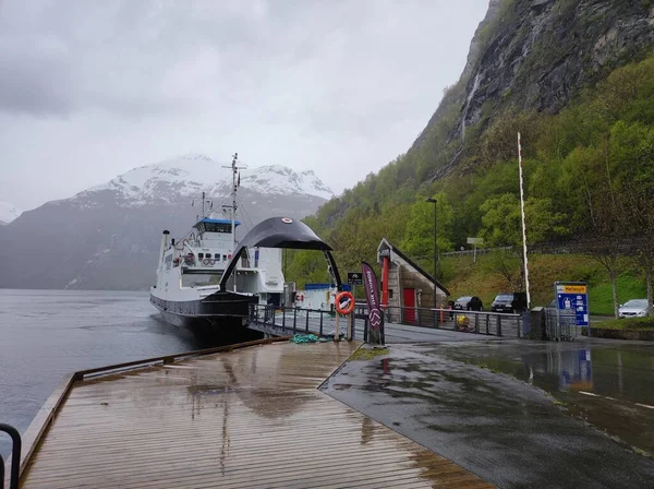 노르웨이게 2022 여객선 나룻배 — 스톡 사진