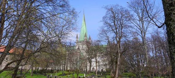 Trondheim Norwegen Mai 2022 Nidaros Kathedrale — Stockfoto