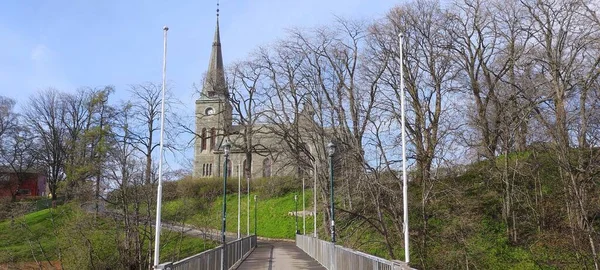 Тронхейм Норвегия Мая 2022 Года Иленская Церковь — стоковое фото