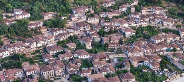 Berat Αλβανία Ιουνίου 2022 Αεροφωτογραφία Berat — Φωτογραφία Αρχείου