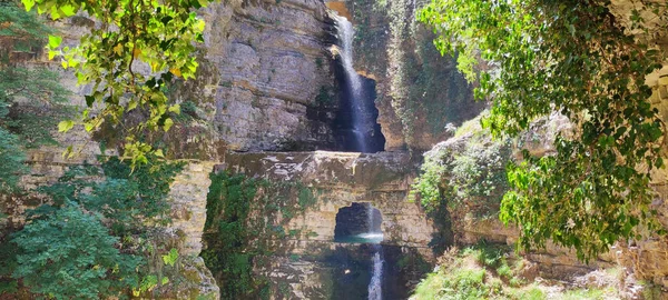 알바니아 베르타 알바니아 2022 Start Waterfall Eduart Abazaj Trail — 스톡 사진