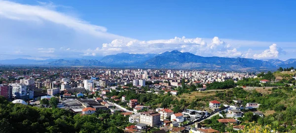 Panoramic View Shkoder Albania — Stock Photo, Image