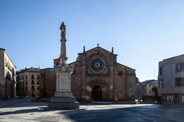 Ávila España Enero 2021 Parroquia San Pedro Apóstol — Foto de Stock