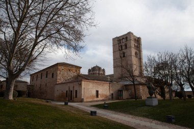 Zamora, Spain - 8 January 2021: Zamora Cathedral clipart