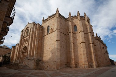 Zamora, İspanya - 8 Ocak 2021: Zamora Katedrali