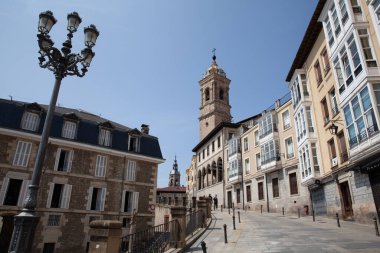 Vitoria-Gasteiz, İspanya - Mart 2023: San Vicente Martir Kilisesi