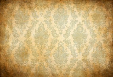 Grunge kağıt arka plan vintage desenleri ile.