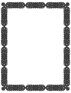 Tasarım için zarif vintage kenar veya çerçeve.