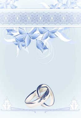 şık düğün davetiye kartı şablonu.