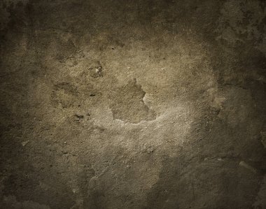 Arkaplan için kahverengi eski beton dokusu.