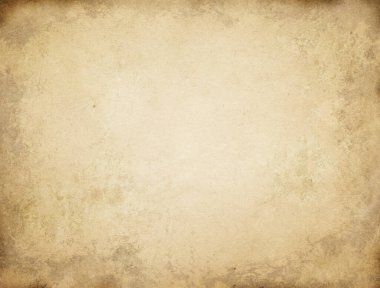 Soyut kenarlıklı eski bej grunge kağıt dokusu.