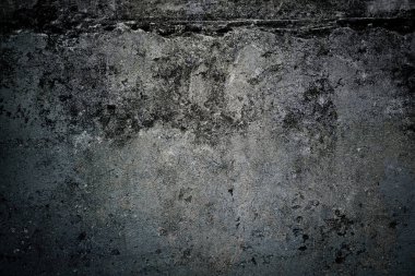 Koyu beton duvar dokusu veya arkaplan.