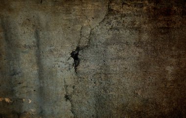 Hasarlı soyut çatlamış beton arka plan.