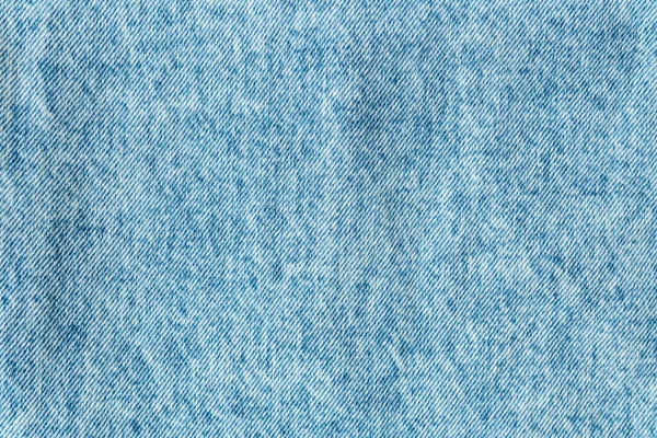 斜纹棉布结构 经典的蓝色斜纹棉布结构 清晰的面料结构 文字位置 选择性聚焦 — 图库照片