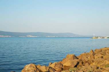 Bulgaristan ve Nessebar 'da yaz günbatımı çok güzel..