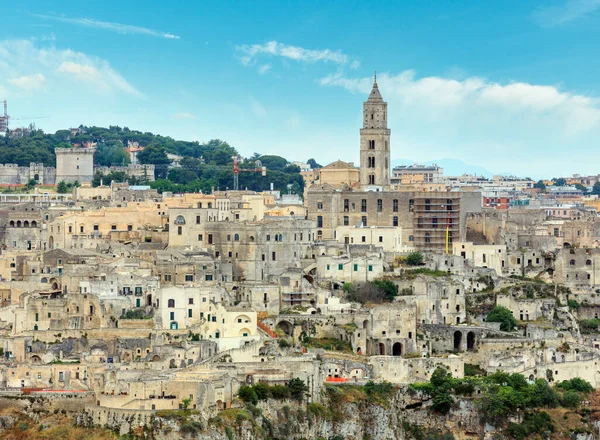 Starověké Unesco Dědictví Staré Městečko Matera Sassi Matera Basilicata Jižní — Stock fotografie