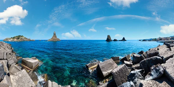 Lachea Island Cyclopean Coast Islands Cyclops Aci Trezza Town Italy — Stock Photo, Image