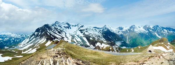 Summer Alps Mountain Panorama View Grossglockner High Alpine Road — Stok fotoğraf