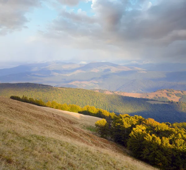 Podzimní Krajina Karpaty Ukrajina — Stock fotografie