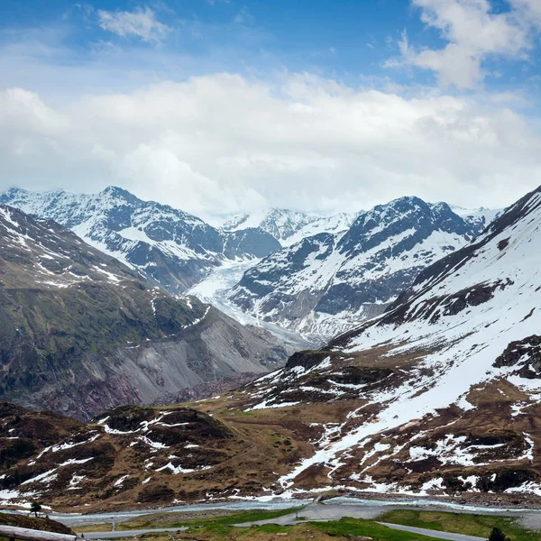 Kaunertal Gletscher Avusturya Tirol Için Görüş Yaz — Stok fotoğraf