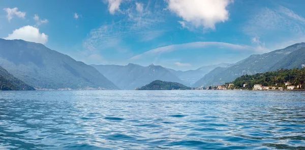Lake Como Italy Summer View Ship Board — Stock Photo, Image