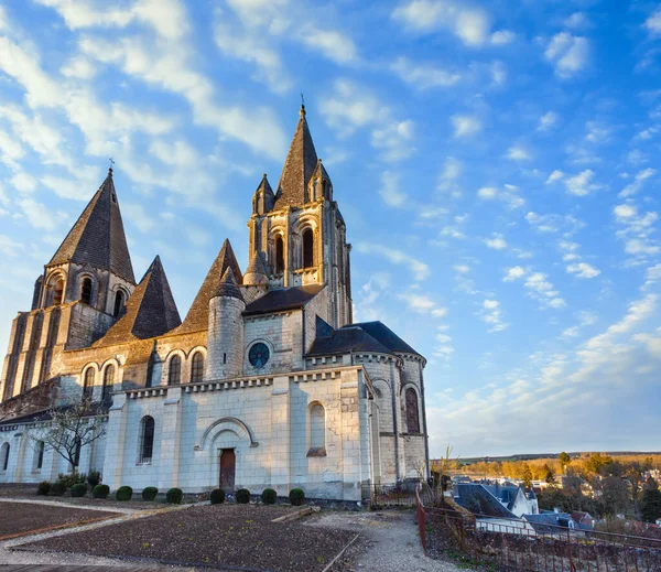 Iglesia Colegiata Saint Ours Loches Francia Fundada Entre 963 985 — Foto de Stock