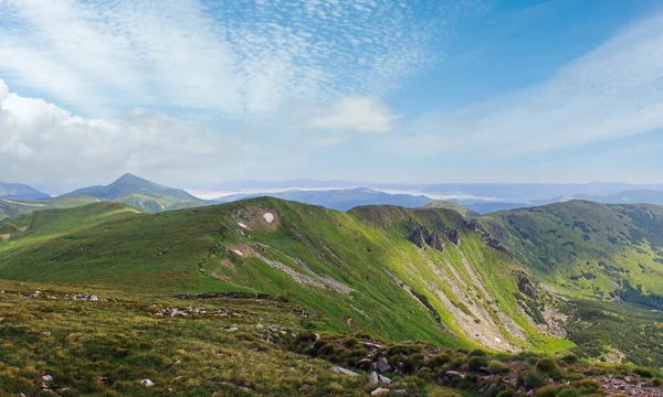 Blick Auf Das Chornogora Gebirge Karpaten Ukraine — Stockfoto